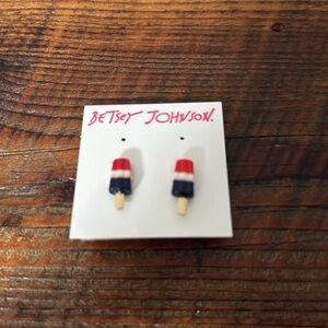Betsey Johnson popcil earrings